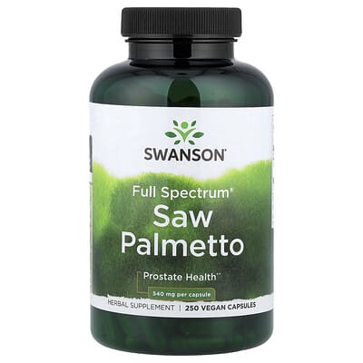 Full Spectrum® Saw Palmetto, 540 mg, 250 веганских капсул