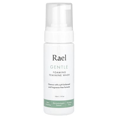 Rael Gentle Foaming Feminine Wash, без отдушек, 5 fl oz (150 ml)