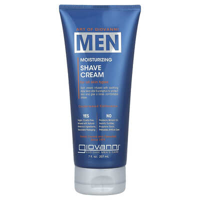 Мужской увлажняющий крем для бритья Giovanni, 7 fl oz (207 ml)