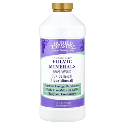 Fulvic Minerals, Grape, 33 fl oz (976 ml)