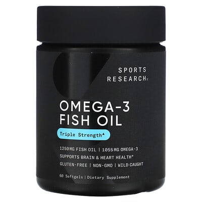 Omega-3 Fish Oil, 60 Softgels