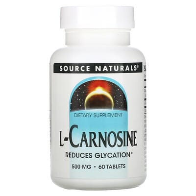 L-Carnosine, 500 mg, 60 таблеток