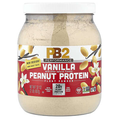 Performance, Peanut Protein, Vanilla, 2 lb (907 g)