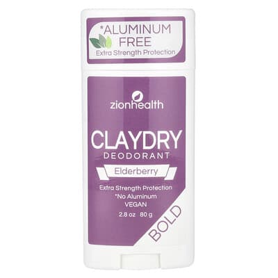 Дезодорант Bold, ClayDry, Elderberry, 2.8 oz (80 g)
