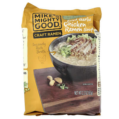 Рамен Craft Ramen, жареная курица с чесноком, 2.2 oz (63 g)