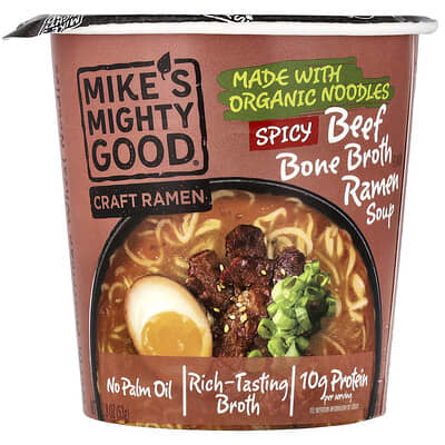 Craft Ramen, Spicy Beef Bone Broth Ramen Soup, 1.8 oz (53 g)