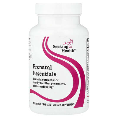 Prenatal Essentials, 60 жевательных таблеток