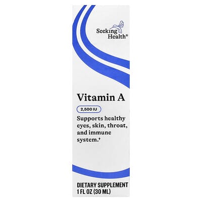 Vitamin A Drops, 750 mcg (2,500 IU), 1 fl oz (30 ml)