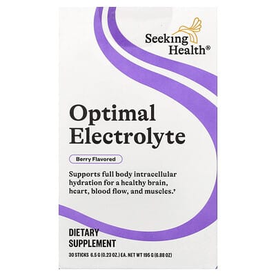Электролит Optimal, ягоды, 30 стиков, по 0.23 oz (6.53 g)