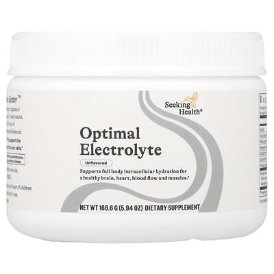 Электролиты Optimal Electrolyte, без вкуса, 5.94 oz (168.6 g)
