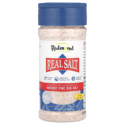 Real Salt®, Морская соль мелкого помола, 10 oz (284 g)
