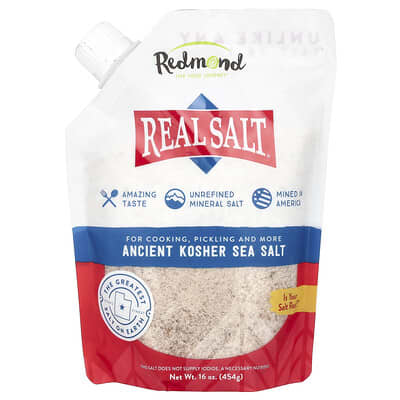 Морская соль Real Salt®, Ancient Kosher, 16 oz (454 g)