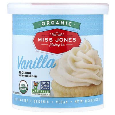 Organic Frosting, Vanilla, 11.29 oz (320 g)
