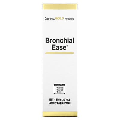 Bronchial Ease с смесью корня оши, листьев шелковицы и коры дикой вишни, 1 fl oz (30 ml)