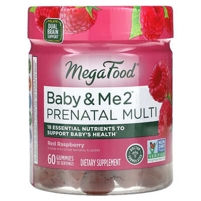 Baby & Me 2™, Prenatal Multi, Red Raspberry, 60 Gummies