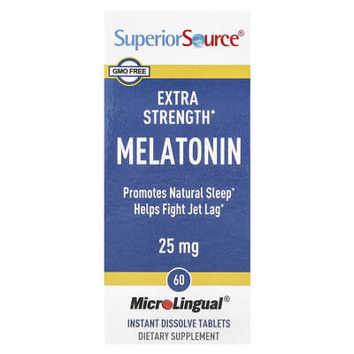 Мелатонин, 25 mg, 60 быстрорастворимых таблеток MicroLingual®