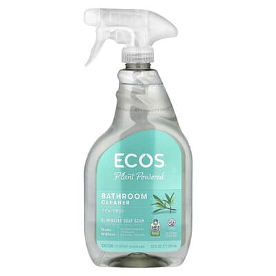 Ecos® Средство для чистки ванной комнаты на растительной основе, чайное дерево, 22 fl oz (650 ml)
