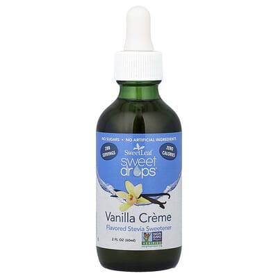 Подсластитель Sweet Drops®, Vanilla Creme, 2 fl oz (60 ml)