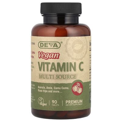 Vegan Vitamin C, Multi Source, 90 Tablets