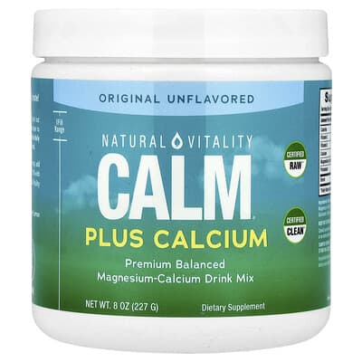 CALM®, Plus Calcium, Magnesium-Calcium смесь для напитков, Original Unflavored, 8 oz (227 g)