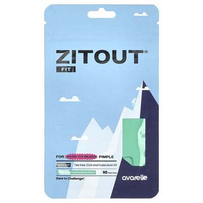 Zitout® Fit, Translucent Hydrocolloid Patch, 16 Patches