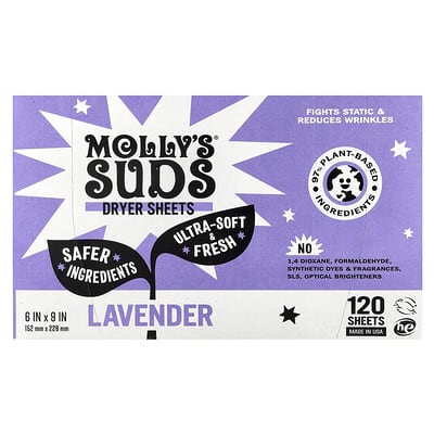 Dryer Sheets, Lavender, 120 Sheets