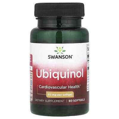 Убихинол, 50 mg, 60 Softgels