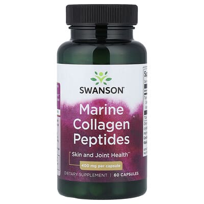 Marine Collagen Peptides, 400 mg, 60 капсул