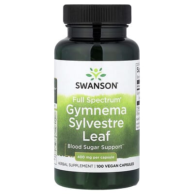 Full Spectrum® Gymnema Sylvestre Leaf, 400 mg, 100 веганских капсул