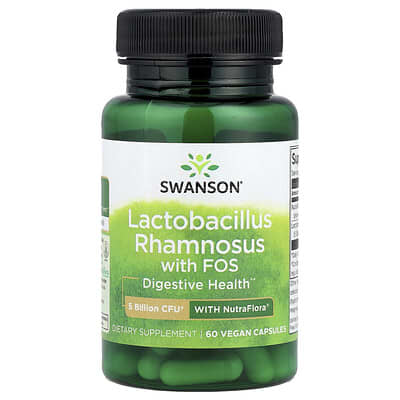 Lactobacillus Rhamnosus с FOS, 60 веганских капсул