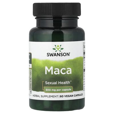 Maca, 500 mg, 60 Vegan Capsules