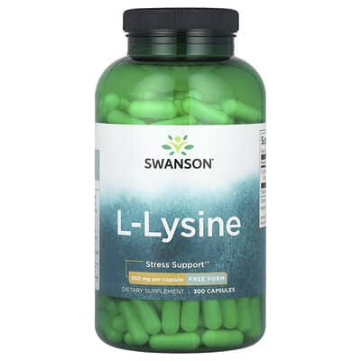 L-Lysine, 500 mg, 300 капсул