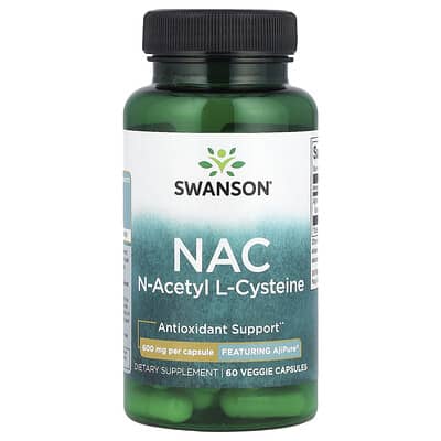 NAC, 600 mg, 60 вегетарианских капсул