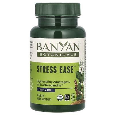Banyan Botanicals Stress Ease, 90 таблеток