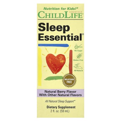 Детские добавки ChildLife Essentials Sleep Essential® Natural Berry, 2 fl oz (59 ml)