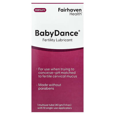Baby Dance®, Fertility Lubricant, 1 Multiuse Tube with 10 Single-Use Applicators