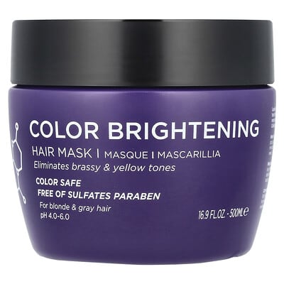 Color Brightening Hair Mask, 16.9 fl oz (500 ml)