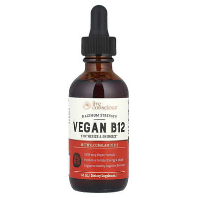 Веганский B12, Maximum Strength, 60 ml