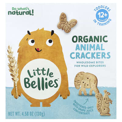 Organic Animal Crackers, 12+ Months, 4.58 oz (130 g)