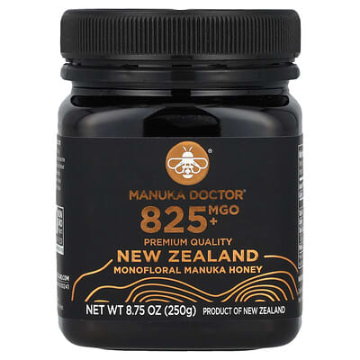 Новозеландский монофлоральный мед Манука, MGO 825+, 8.75 oz (250 g)
