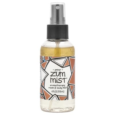 Zum Mist®, Ароматерапевтический спрей для тела и помещения, Amber, 4 fl oz (118 ml)