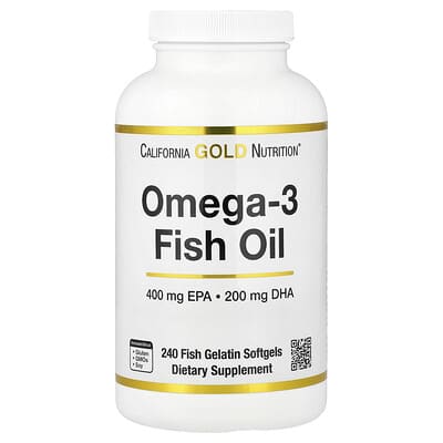 Omega-3 Fish Oil, Vivomega Triglyceride, 1,000 mg, 240 рыбных мягких капсул