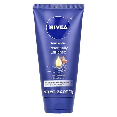Essentially Enriched Hand Cream, Almond Oil & Shea Butter, 2.6 oz (74 g)