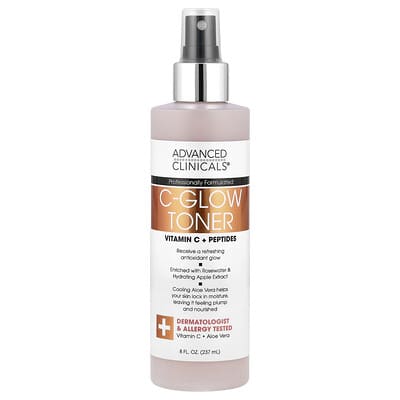 C-Glow Toner, Vitamin C + Peptides, 8 fl oz (237 ml)