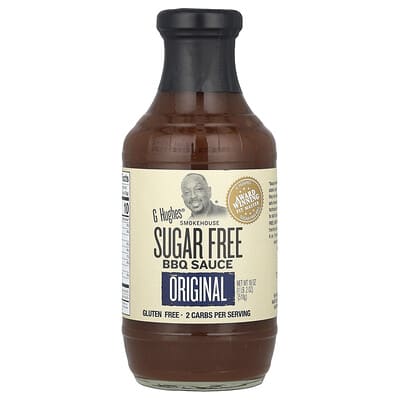 Соус BBQ Zero Sugar, Original, 18 oz (510 g)