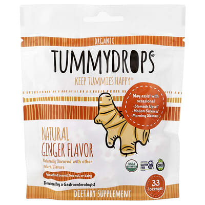 Имбирь Organic Natural, 33 Lozenges