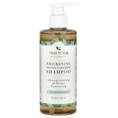 Soapberry Thickening Shampoo, Eucalyptus & Tea Tree, For Fine & Thin Hair, 8.5 fl oz (250 ml)