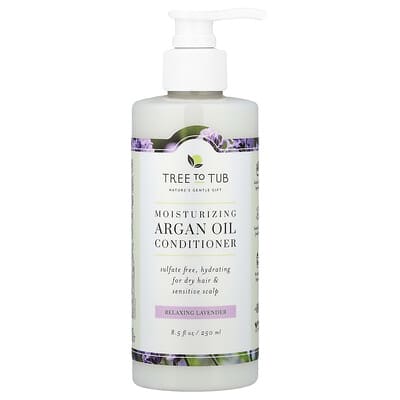 Moisturizing Argan Oil Conditioner, For Dry Hair & Sensitive Scalp, Relaxing Lavender , 8.5 fl oz (250 ml)