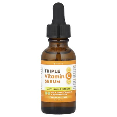 Сыворотка с тройным витамином C, без отдушек, 1 fl oz (30 ml)