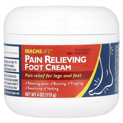 Pain Relieving Foot Cream, 4 oz (113 g)